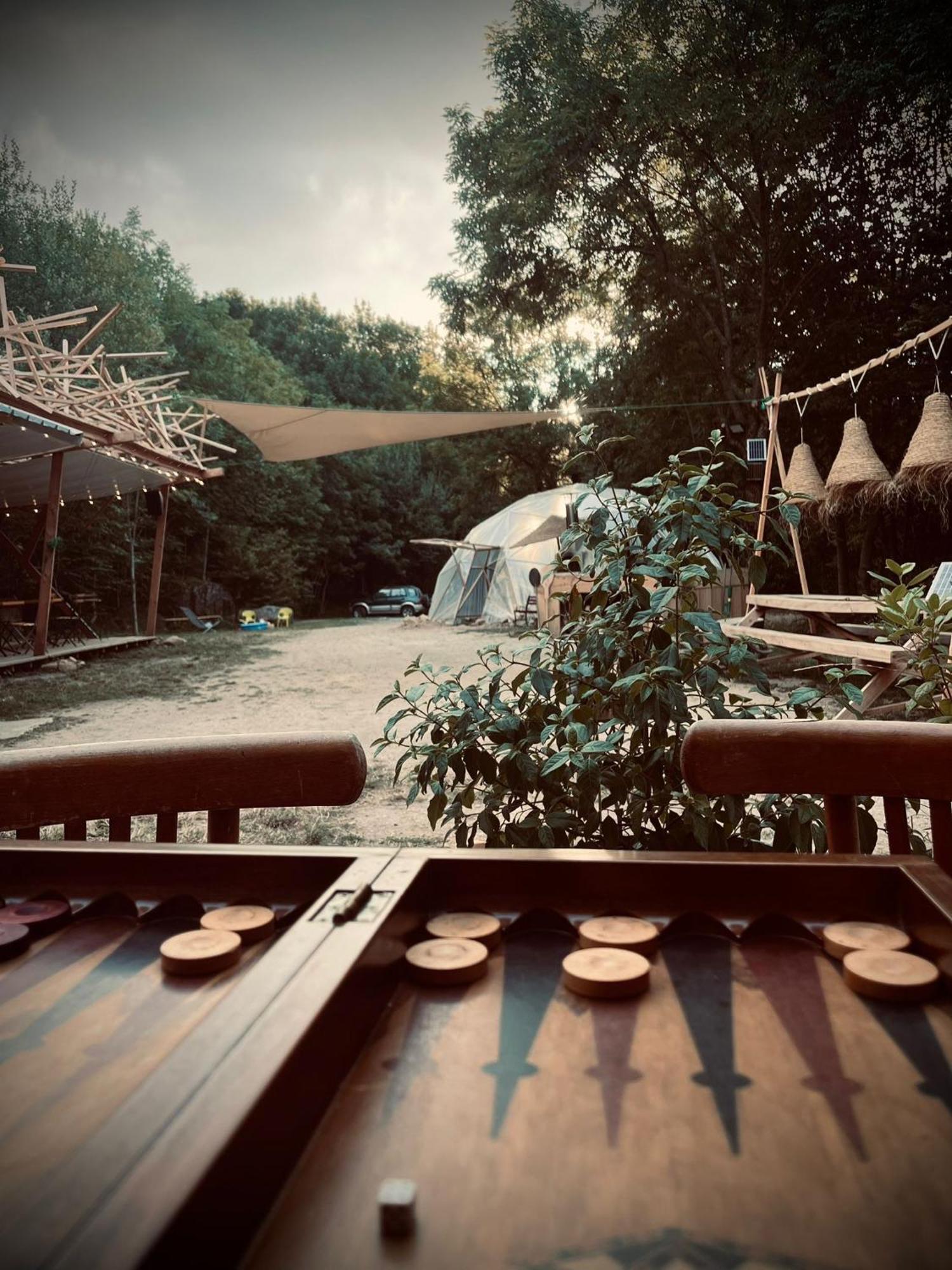 Le Travers Ajoux - Camping Gite Evenement Exteriör bild